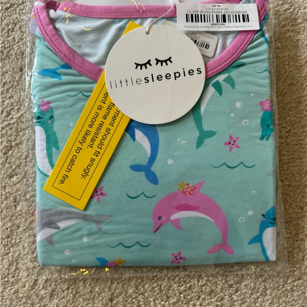 Little Sleepies Dolphin Dance Short Sleeve/Shorts pajamas